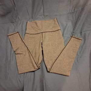 lululemon athletica Tan High-Waisted Leggings